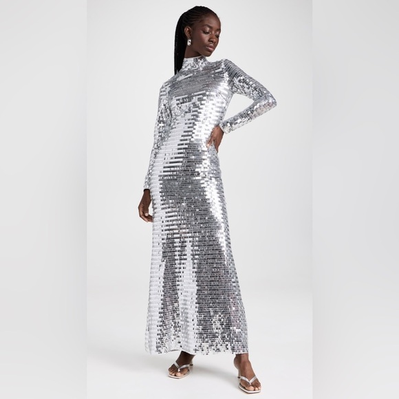 SIMON MILLER Sequin Sculpty Dress - Picture 1 of 7